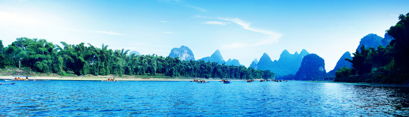 陽(yáng)朔漓江風(fēng)光 藍(lán)調(diào)