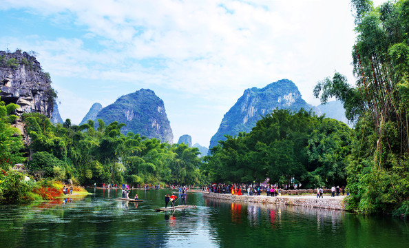 陽(yáng)朔大榕樹(shù)景區(qū)風(fēng)光
