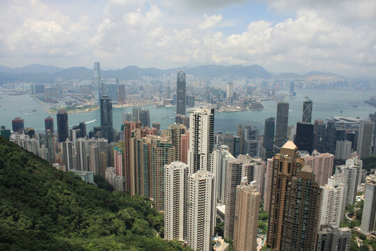 香港 香港街景 香港太平山
