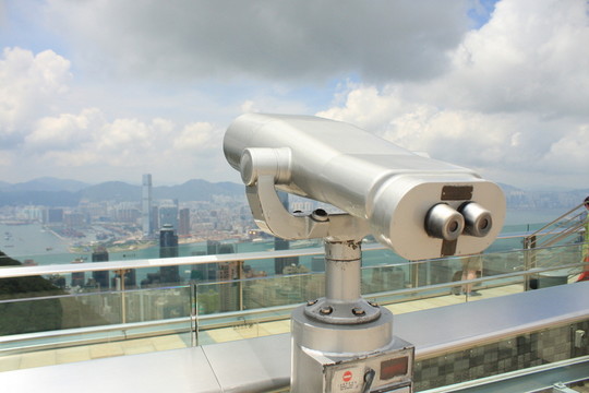 香港 香港街景 香港太平山 觀景臺(tái) 凌宵閣
