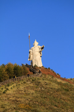 雁門關 楊六郎石雕像
