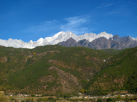 哈巴雪山 人家