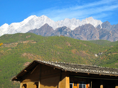 哈巴雪山 人家