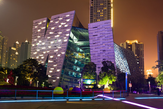 廣州圖書館夜景