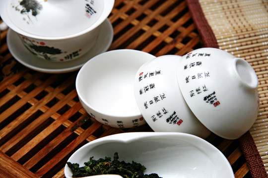 白瓷茶具 功夫茶具 蓋碗茶