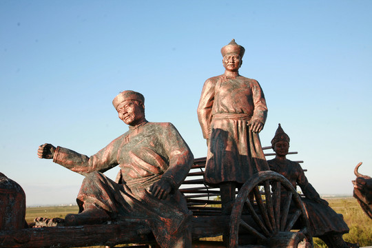組雕 牧民轉(zhuǎn)場