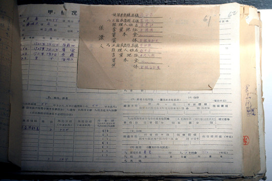 民國(guó)時(shí)期 工商業(yè)申請(qǐng)登記表