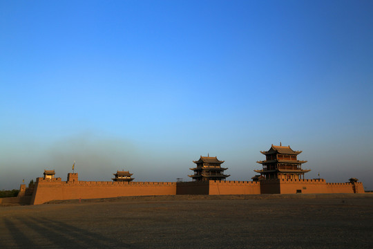 甘肅嘉峪關(guān) 夕照