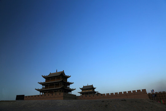 甘肅嘉峪關 夕照