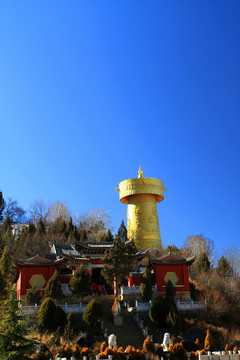 龜山大佛寺 世界最大轉(zhuǎn)經(jīng)筒