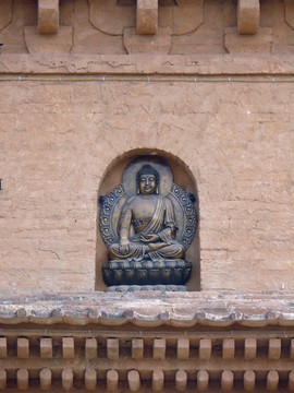 山西芮城圣壽寺宋代舍利塔
