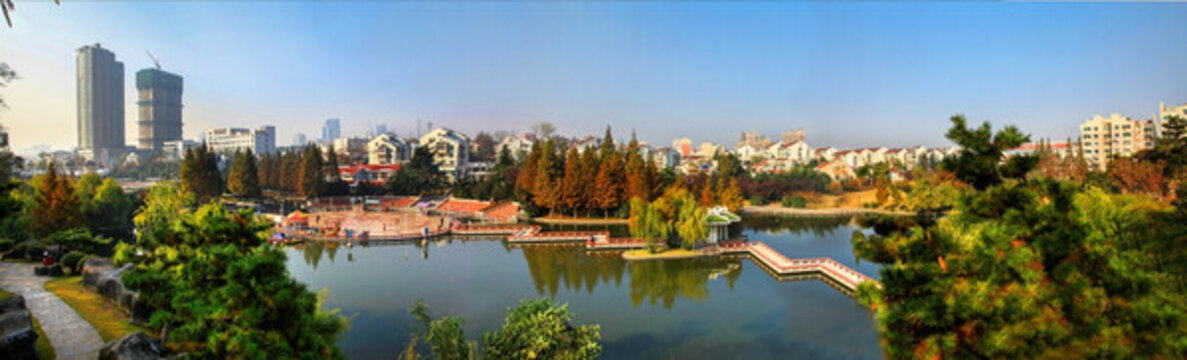 琥珀潭 環(huán)城公園 合肥 （高清大畫(huà)幅）