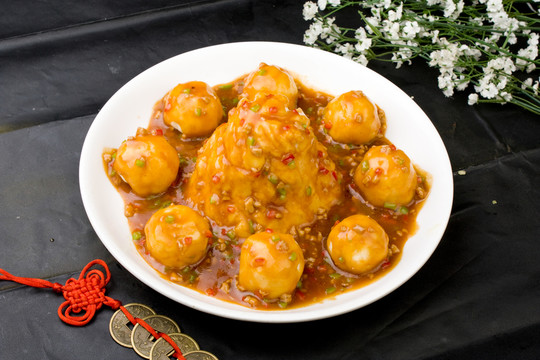 肉沫土豆泥 肉沫土豆球