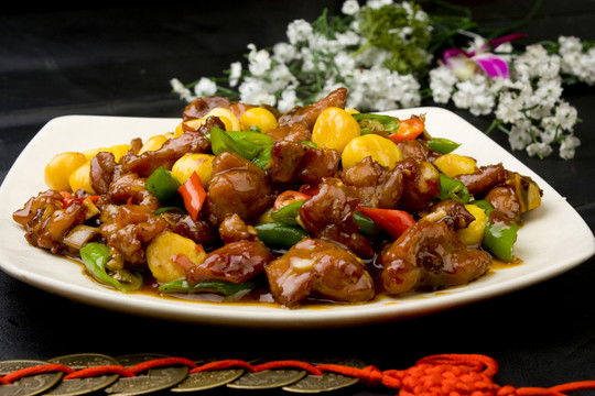 板栗燒排骨 板栗燒雞肉