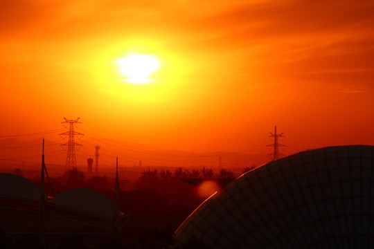 落日余暉
