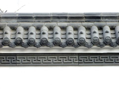 仿古 房檐