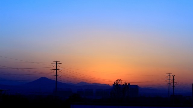 落日余暉