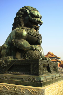 故宮銅獅