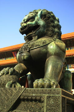 故宮銅獅