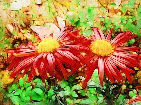 裝飾畫 花卉