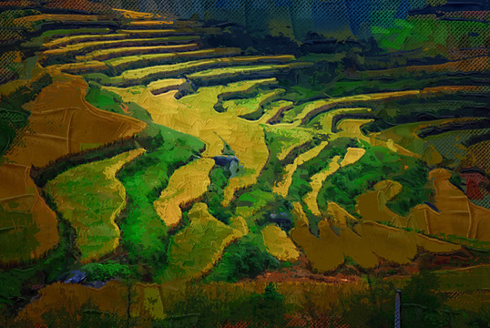 油畫 無框畫 抽象畫