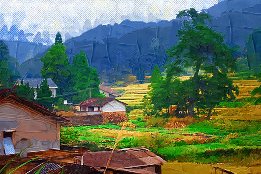 油畫 無框畫