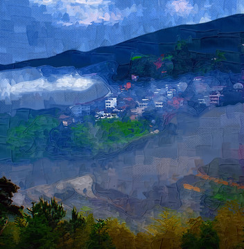 油畫(huà) 無(wú)框畫(huà) 抽象畫(huà) 風(fēng)景油畫(huà) 風(fēng)景畫(huà) 茗岙