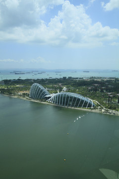 新加坡 街景 俯視 城市風(fēng)光 海濱城市