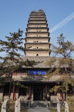 中國西安小雁塔