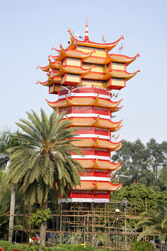 春節(jié)燈會 燈塔