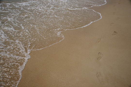 沙灘海浪