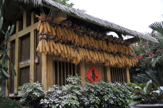 深圳民俗文化村 黎族民居