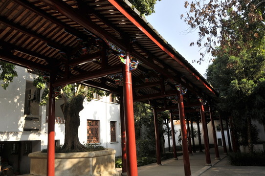 福州涼山西禪寺 廊道