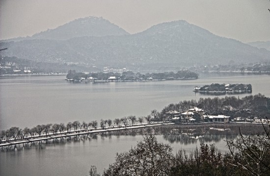 西湖全景圖