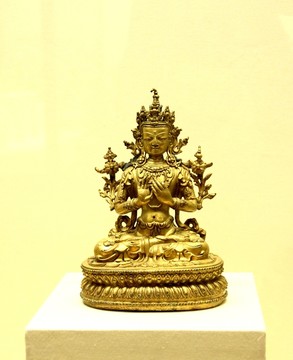 國家博物館藏   銅雕佛像