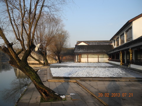 古宅雪景