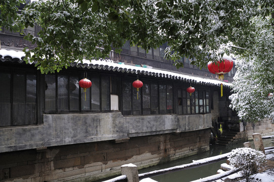 甪直雪景