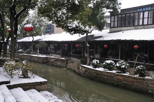 甪直雪景