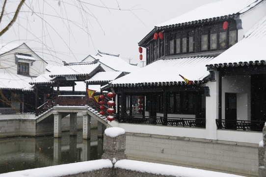 蘇州雪景