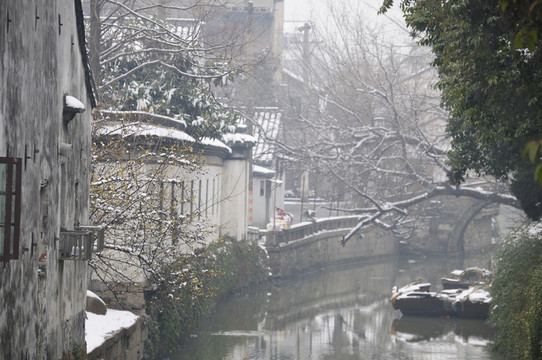 蘇州雪景