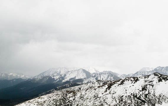 九寨溝雪山