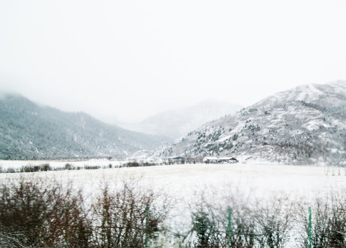 九寨溝雪山
