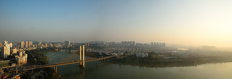 南寧 邕江全景