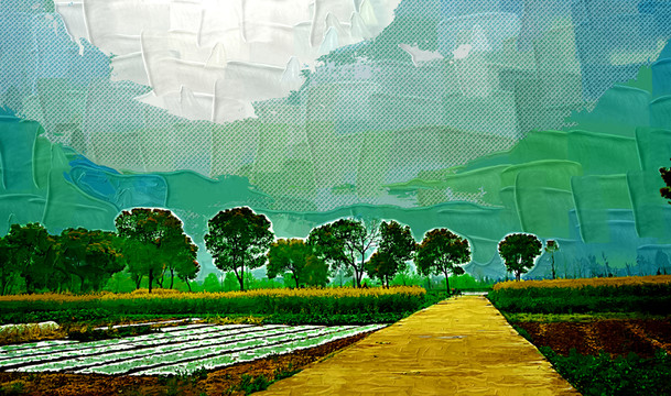 油畫 風(fēng)景畫