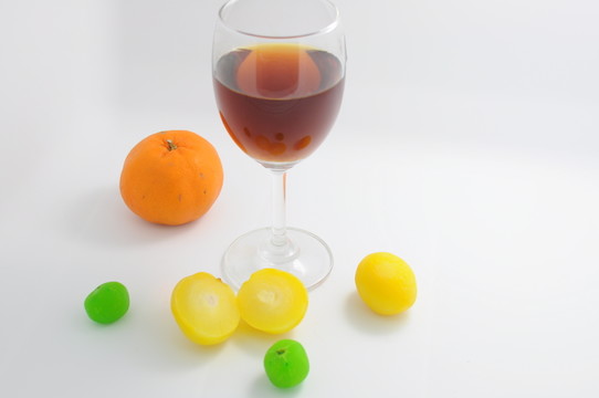 美酒與水果