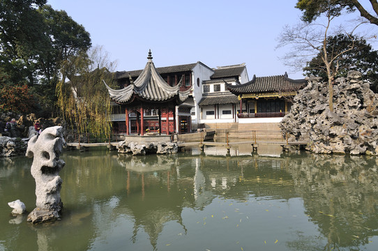 獅子林冬景