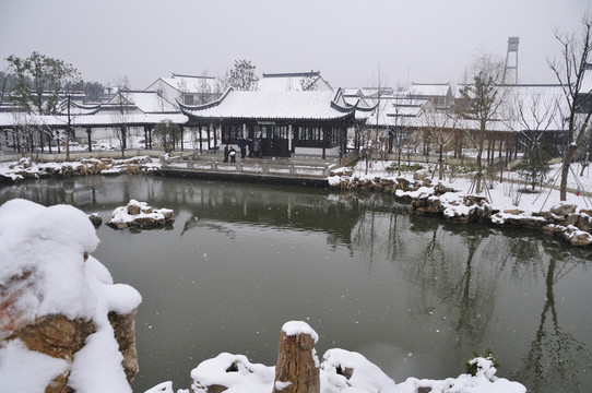 甪直雪景
