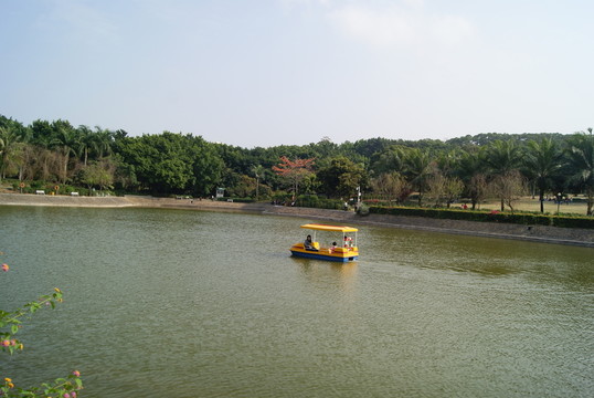 深圳中山公園湖景