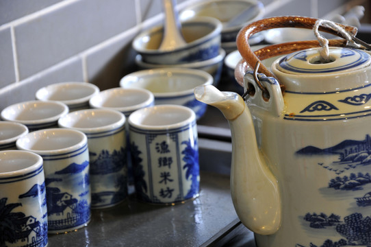 茶館中的茶壺