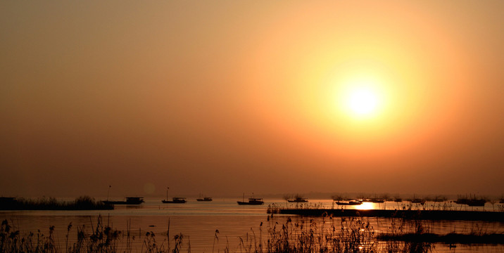 巢湖夕照